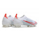 Nike Mercurial Vapor 14 Elite FG Chaussures de football Blanc Rouge