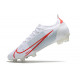 Nike Mercurial Vapor 14 Elite FG Chaussures de football Blanc Rouge