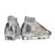 Nike Zoom Mercurial Superfly 9 Elite XXV FG Argent Métallique