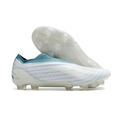 Chaussure adidas Copa Pure+ FG Blanc Gris Deux Bleu Seconde Main