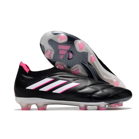 Chaussure adidas Copa Pure+ FG Noir Zero Met Rose Equipe Choc