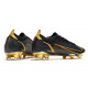 Nike Mercurial Vapor 14 Elite FG Chaussures de football Noir Or