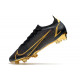 Nike Mercurial Vapor 14 Elite FG Chaussures de football Noir Or