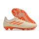Crampon adidas Copa Pure.1 FG Blanc Cassé Orange Solaire Equipe