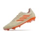 Crampon adidas Copa Pure.1 FG Blanc Cassé Orange Solaire Equipe
