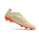Crampon adidas Copa Pure.1 FG Blanc Cassé Orange Solaire Equipe
