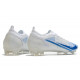 Nike Mercurial Vapor 14 Elite FG Chaussures de football Blanc Bleu