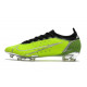 Nike Mercurial Vapor 14 Elite FG Chaussures de football Vert Argent