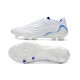 Chaussure de foot adidas Copa Sense + FG Blanc Bleu Hi Res Indigo