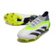 Crampons adidas Predator Accuracy .1 FG Blanc Noir Citron Lucide
