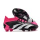 Crampons adidas Predator Accuracy .1 FG Noir Blanc Rose Equipe Choc