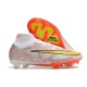 Nike Zoom Mercurial Superfly 9 Elite FG Blanc Or