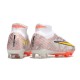 Nike Zoom Mercurial Superfly 9 Elite FG Blanc Or