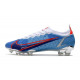 Nike Mercurial Vapor 14 Elite FG Chaussures Bleu Argent Rouge