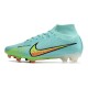 Nike Air Zoom Mercurial Superfly IX Elite FG Bleu Or