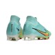 Nike Air Zoom Mercurial Superfly IX Elite FG Bleu Or