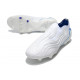 Chaussure de foot adidas Copa Sense + FG Blanc Bleu Hi Res Indigo