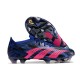 adidas Predator Accuracy .1 Low FG PP Bleu Lucide Magenta Réel Equipe Noir Foncé