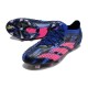 adidas Predator Accuracy .1 Low FG PP Bleu Lucide Magenta Réel Equipe Noir Foncé