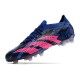 adidas Predator Accuracy .1 Low FG PP Bleu Lucide Magenta Réel Equipe Noir Foncé