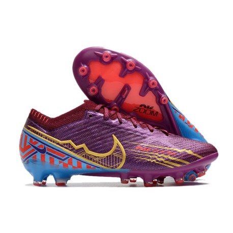 Nike Zoom Mercurial Vapor XV Élite AG-Pro KM Foncé Betterave Mtlc Vivid Or