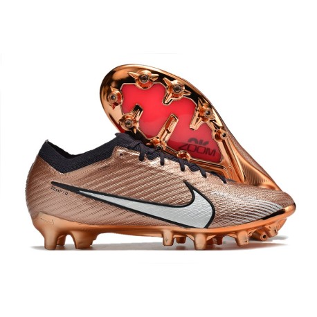 Nike Zoom Mercurial Vapor XV Élite AG-Pro Mbappe Cuivre Métallique
