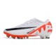 Nike Zoom Mercurial Vapor XV Élite AG-Pro Blanc Cramoisi Vif Noir