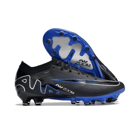 Nike Zoom Mercurial Vapor XV Élite AG-Pro Noir Chrome Hyper Royal