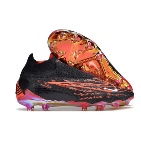 Nike Phantom GX Elite Dynamic Fit FG Noir Cramoisi Blanc