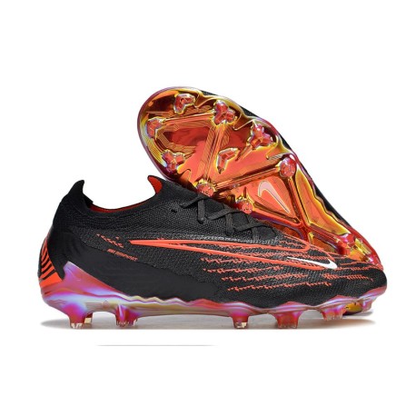 Crampon Nike Phantom GX Elite FG Noir Cramoisi Blanc