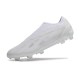 adidas X Crazyfast .1 Laceless FG Pearlized - Blanc