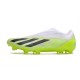 adidas X Crazyfast .1 Laceless FG Crazyrush - Blanc Noir Lucid Lemon