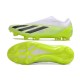 adidas X Crazyfast .1 Laceless FG Crazyrush - Blanc Noir Lucid Lemon