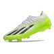 Chaussure adidas X Crazyfast Messi.1 FG Crazyrush - Blanc Noir Lucid Lemon