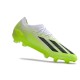 Chaussure adidas X Crazyfast Messi.1 FG Crazyrush - Blanc Noir Lucid Lemon