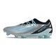 Chaussure adidas X Crazyfast Messi.1 FG Argent Métallique Bleu Bonheur Noir