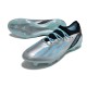 Chaussure adidas X Crazyfast Messi.1 FG Argent Métallique Bleu Bonheur Noir