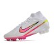 Nike Air Zoom Mercurial Superfly IX Elite FG Blanc Rose