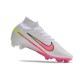 Nike Air Zoom Mercurial Superfly IX Elite FG Blanc Rose