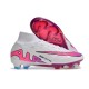 Nike Air Zoom Mercurial Superfly IX Elite FG Blanc Rose Bleu