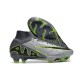 Nike Air Zoom Mercurial Superfly IX Elite FG Gris Noir Vert