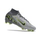 Nike Air Zoom Mercurial Superfly IX Elite FG Gris Noir Vert