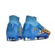 Nike Air Zoom Mercurial Superfly IX Elite FG X Mbappe Bleu Baltique Blanc