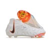 Nike Phantom Luna Elite FG Chaussure Blanc Noir Orange Total
