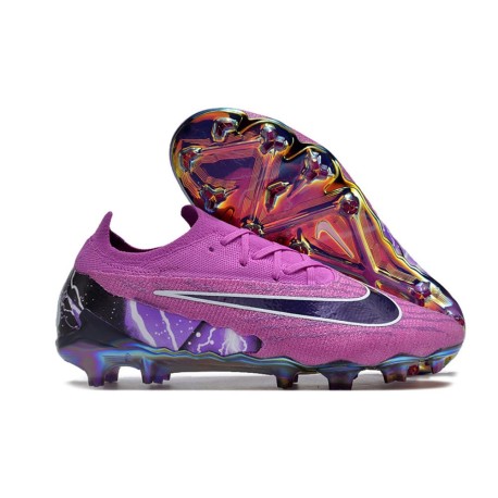Crampon Nike Phantom GX Elite FG Violet Noir