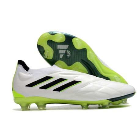 Chaussure adidas Copa Pure+ FG Blanc Noir Citron Lucide