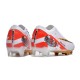 Nike Air Zoom Mercurial Vapor 15 Elite FG Blanc Rouge Or