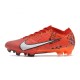 Nike Air Zoom Mercurial Vapor 15 Elite FG MDS Carmin Clair Ivoire Pâle Mandarine Vif