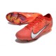 Nike Air Zoom Mercurial Vapor 15 Elite FG MDS Carmin Clair Ivoire Pâle Mandarine Vif