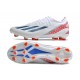 Chaussure adidas X Crazyfast Messi.1 FG Blanc Bleu Rouge